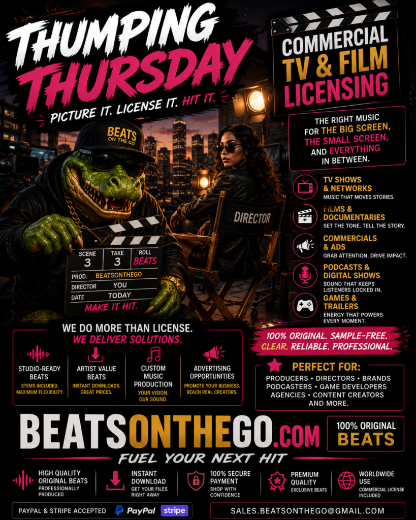 Thumping Thursday Commercial TV and Film Licensing