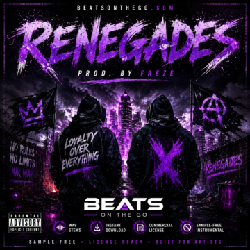 RENEGADES sample-free hip hop beat by Freze | BeatsOnTheGo.com